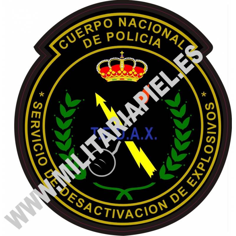 ADHESIVO CUERPO POLICIA NACIONAL TEDAX ANTIGUO