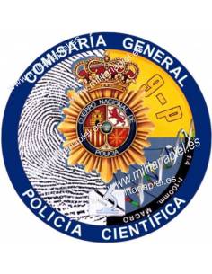 ADHESIVO CUERPO POLICIA NACIONAL CIENTIFICA