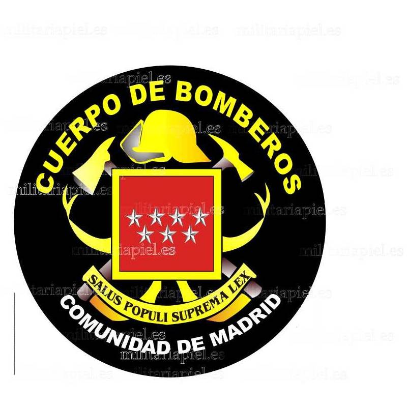 ADHESIVO CUERPO DE BOMBEROS COMUNIDAD DE MADRID