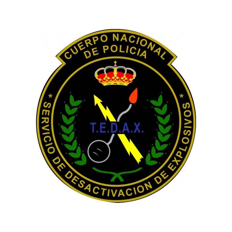 PARCHE POLICIA TEDAX